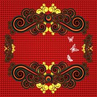 East decor and butterflies