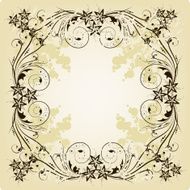 Vintage frame Beige