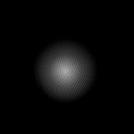 Black abstract background with a silver circle