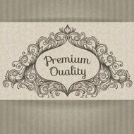 Vintage Floral Frame N21
