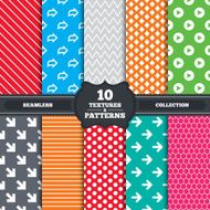 Arrow icons Next navigation signs symbols N9