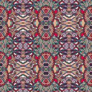 seamless geometry vintage pattern ethnic style ornamental backg N266
