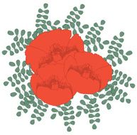 Red poppies N4