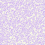 seamless pattern lilac tracery garden Twisted petals leaf