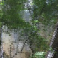 Nature colors triangle abstract background