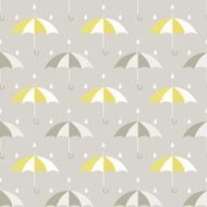umbrellas and drops pattern