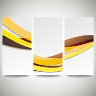Abstract flyers set wave vector design N4