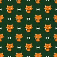 cats and ribbons pattern