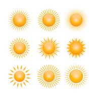Vector symbol of sun N2