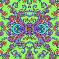 Decorative abstract floral pattern N2