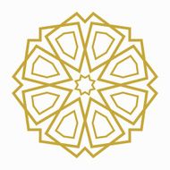 Islamic or arabic shape