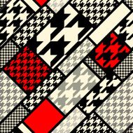 houndtooth geometric pattern N2