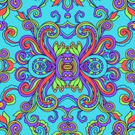 Decorative abstract floral pattern N4