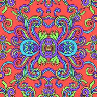 Decorative abstract floral pattern N5