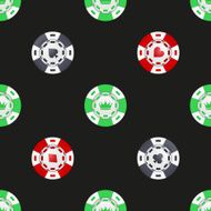 Universal casino chips seamless patterns N2