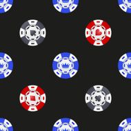 Universal casino chips seamless patterns N3