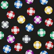 Universal casino chips seamless patterns N7