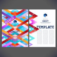 Abstract vector template design brochure N4