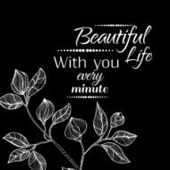 Floral background N848