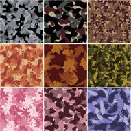 Vector Camouflage - Seamless patterns