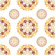 Ornate seamless pattern decorative wallpaper