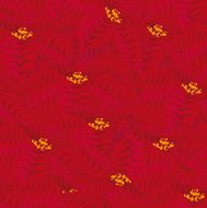 Seamless red background poinsettia flowers seamless pattern