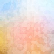 Mosaic colorful background of geometric shapes N6