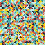 Mosaic colorful background of geometric shapes N8