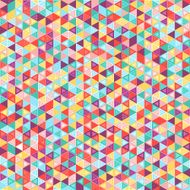 Mosaic colorful background of geometric shapes N10