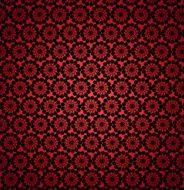 luxurious wallpapers with round red patterns