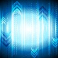 Shiny blue tech background