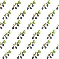 Seamless background with olives N2