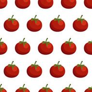 Seamless background with tomatos