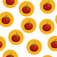 Seamless background with tomatos N2