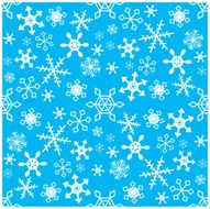 Seamless Snowflake Background ( Vector ) N2