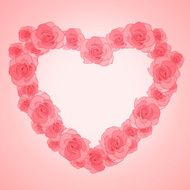 Invitation cards with roses