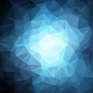 Blue dark Light Polygonal Mosaic Background Business Design Templates