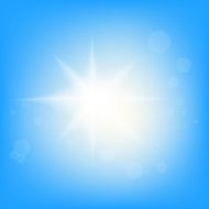 Blue sky vector