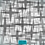 Abstract modern stars on gray background