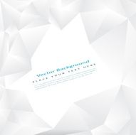 Vector background with white triangles N4