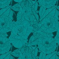 floral background with roses N3