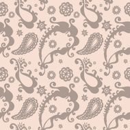 beautiful golden paisley seamless background N4