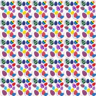 Seamless pattern of Easter eggs N5