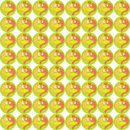 seamless pattern of snakes