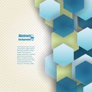 Abstract background with hexagons N5