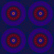 indian blue pattern