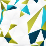 Vector background with color triangles