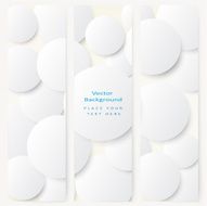 Set of abstract template banner N4