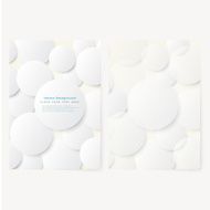 Set of abstract template flyer