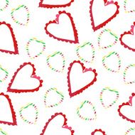 Watercolor hearts N2